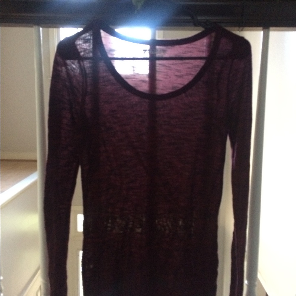 Thin Maroon Long Sleeve